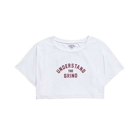 Women's Crop Tee - White