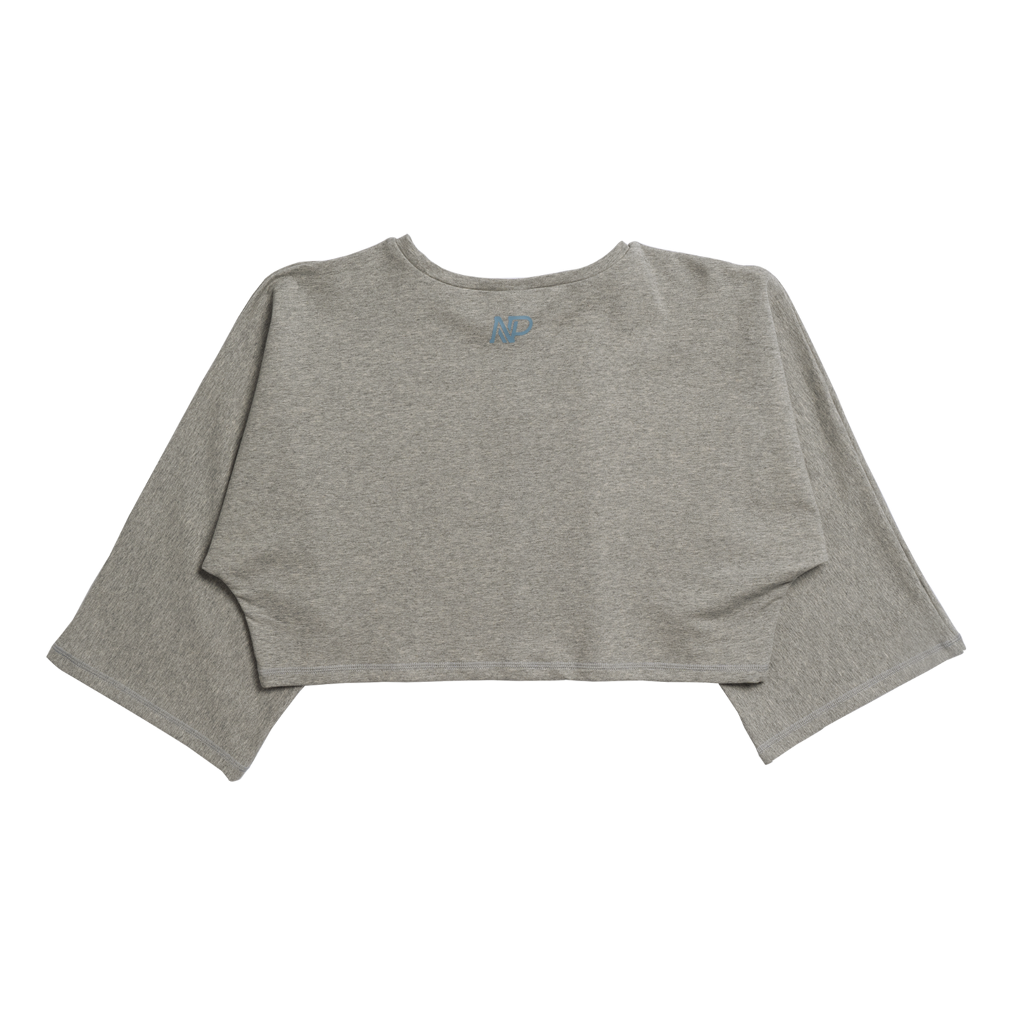 Women's Cropped Terry Cover Up - Heather Gray