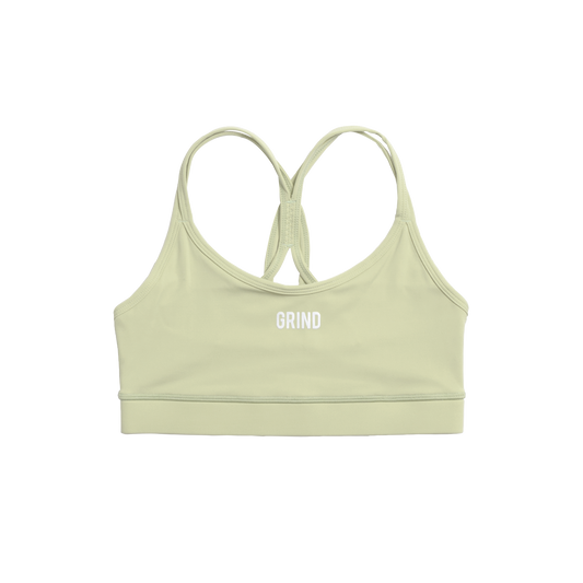 Women's Cross Back Sports Bra - Sage