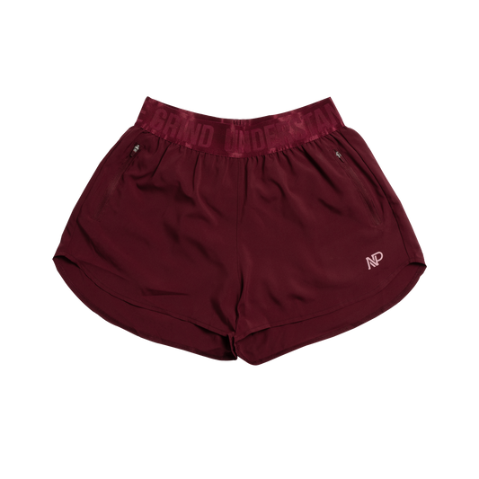 Women's Sprint Shorts - Merlot