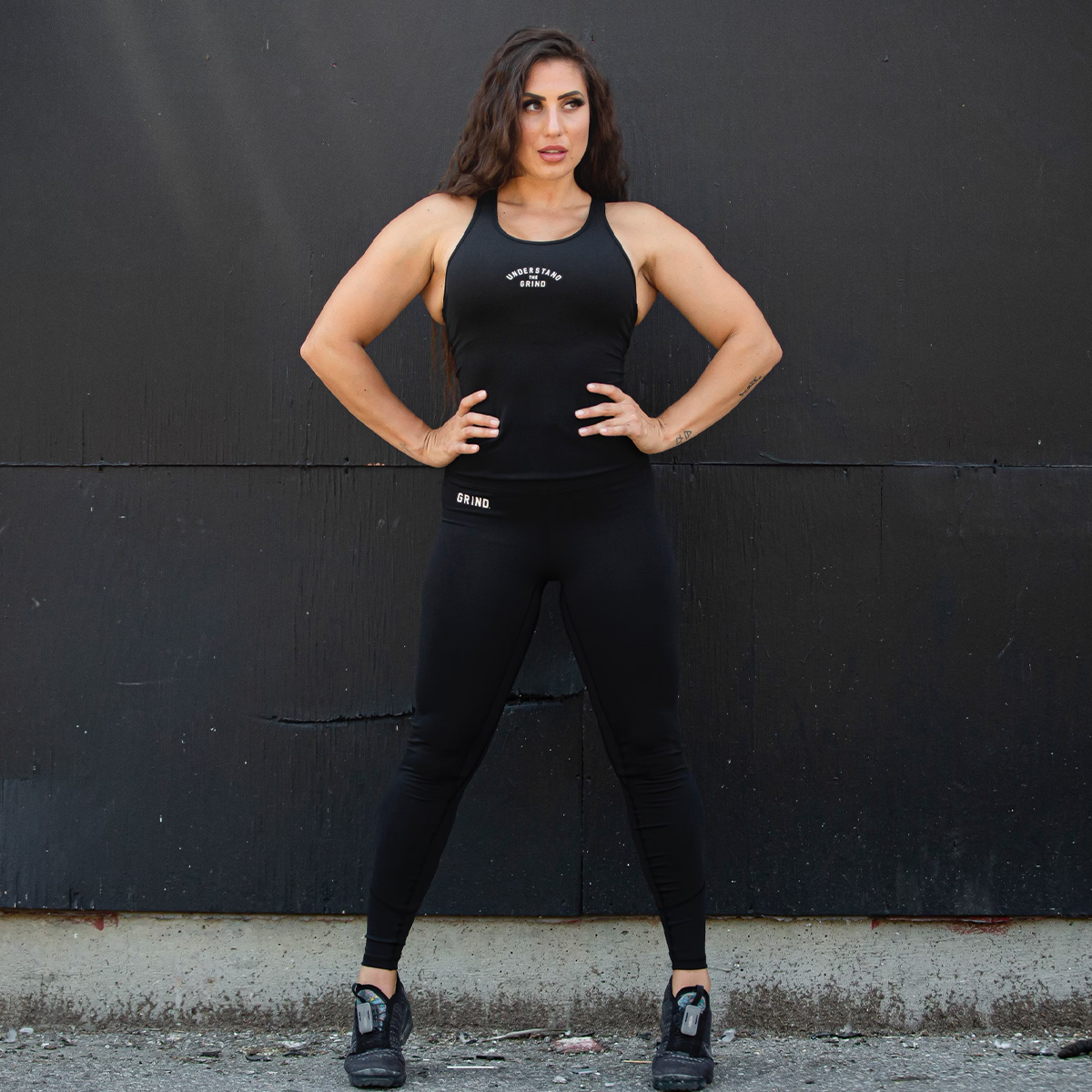 UTG 24/7 Crop Tank - Black
