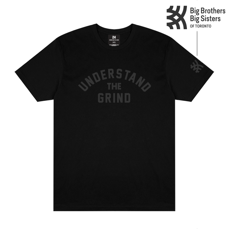 Big Brothers Big Sisters - Understand the Grind Tee - Black