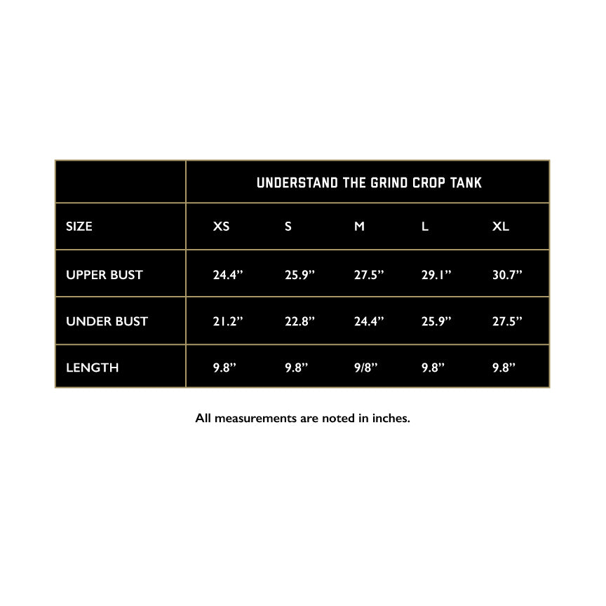 UTG 24/7 Crop Tank - Black