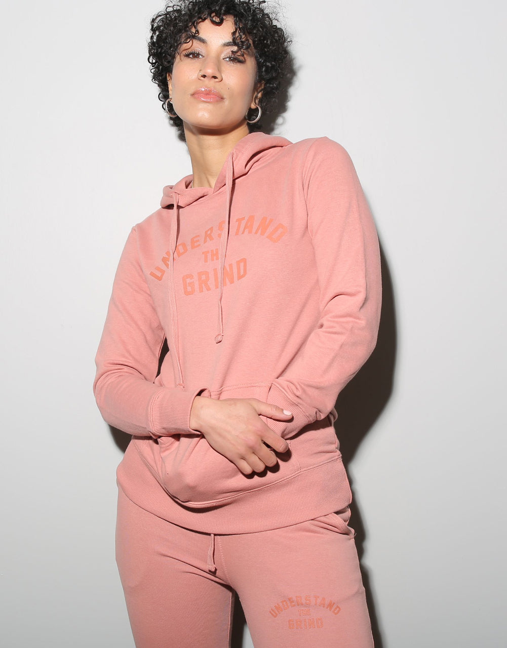 Understand the Grind Women's Pullover Hoodie - Dusty Rose