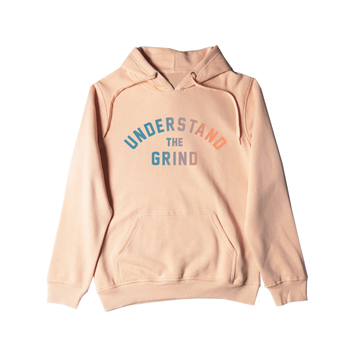 Understand the Grind Arch Multi-Color Hoodie - Peach
