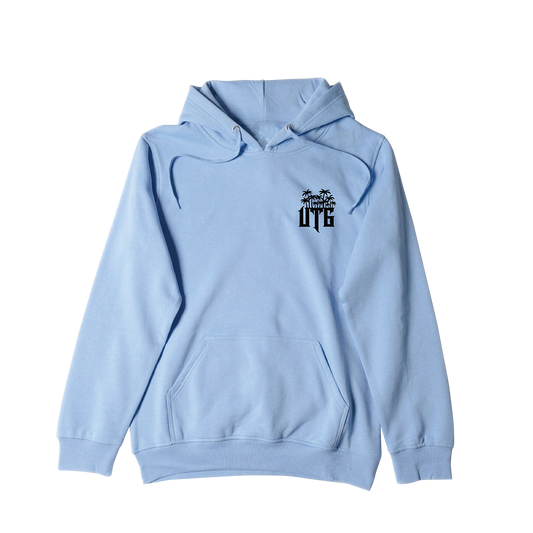 UTG Palm Trees Hoodie - Sky Blue