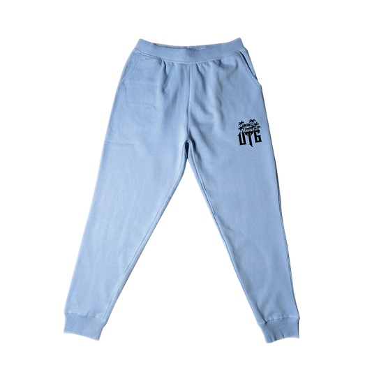 UTG Palm Trees Joggers - Sky Blue