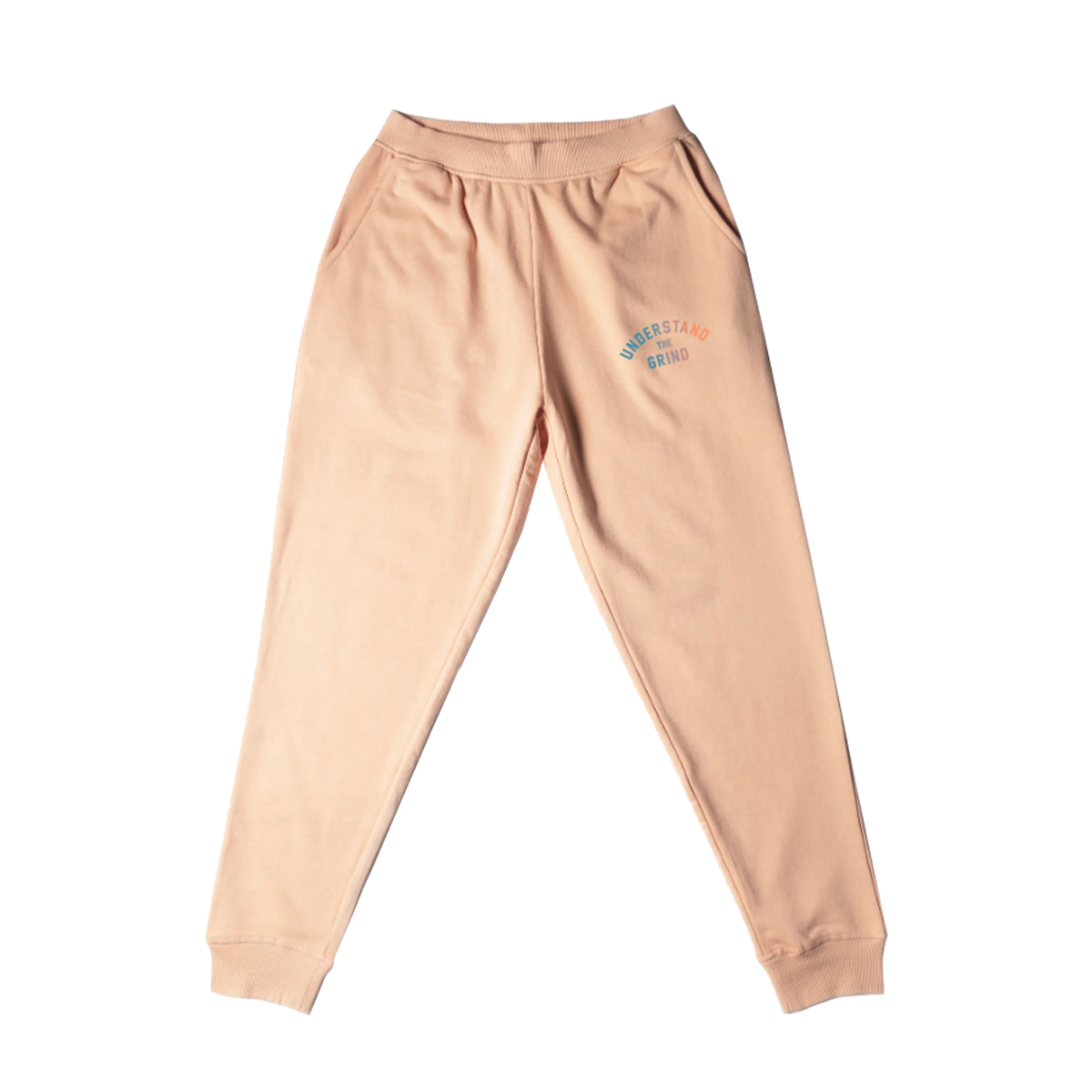 Peach jogger pants
