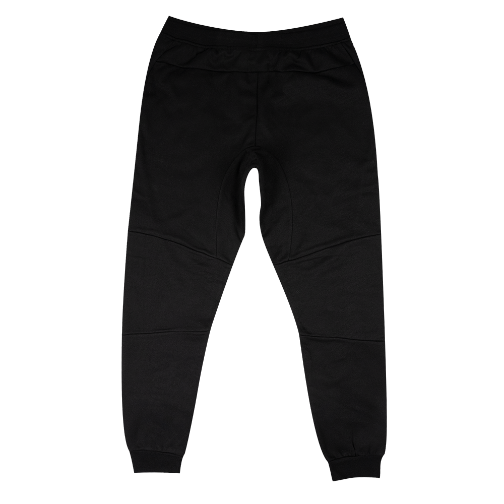 NP Embroidered Men's Panelled Jogger - Black