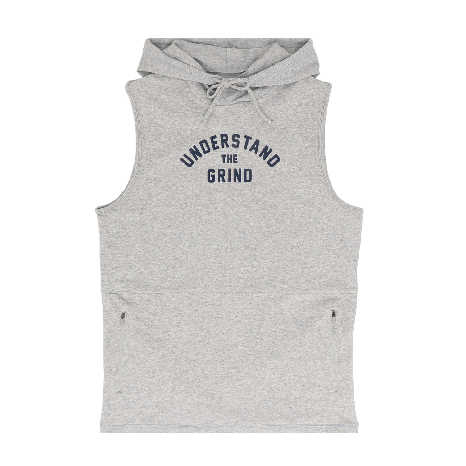 Light top sleeveless hoodie