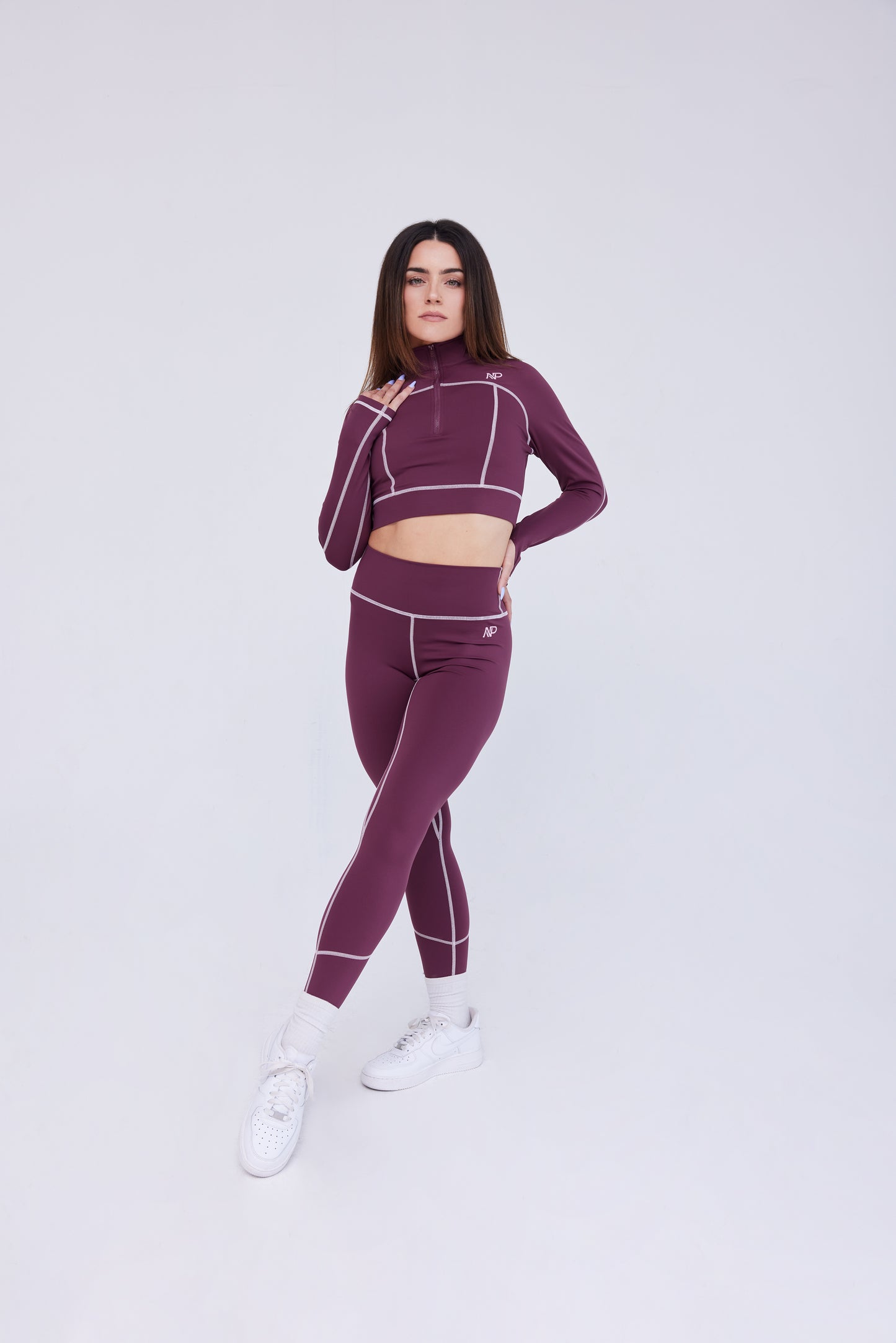 Women's Sculpt High-Waisted Leggings - Merlot