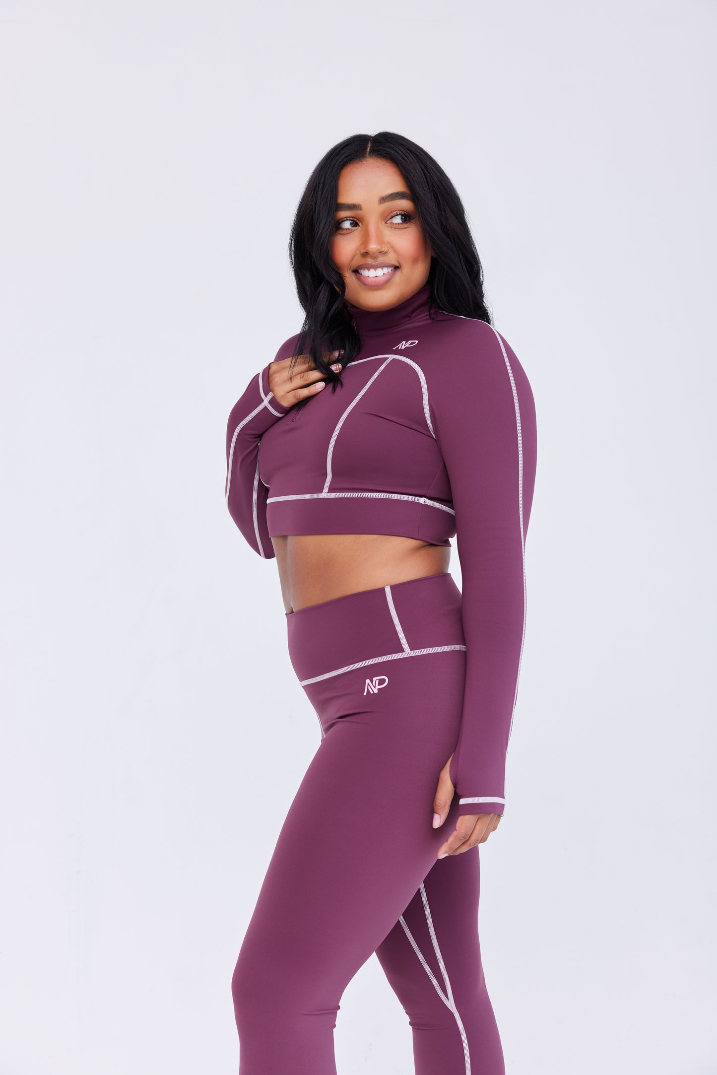 Women's Sculpt High-Waisted Leggings - Merlot