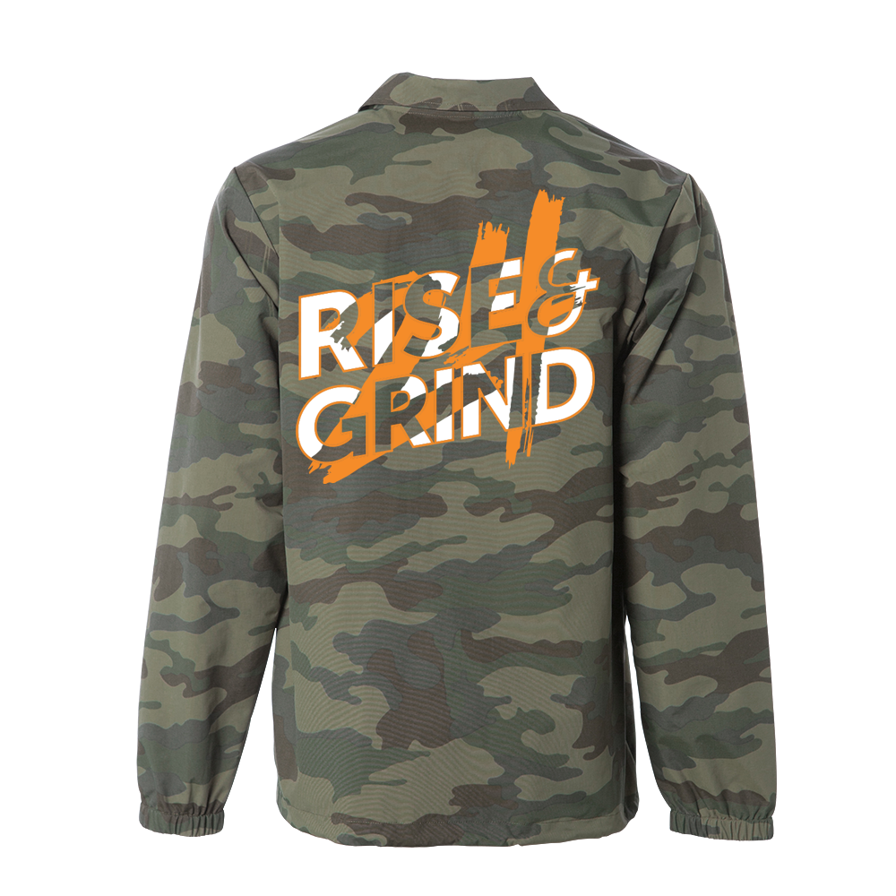 Rise & Grind Men’s Camo Jacket