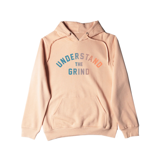 Understand the Grind Arch Multi-Color Hoodie - Peach