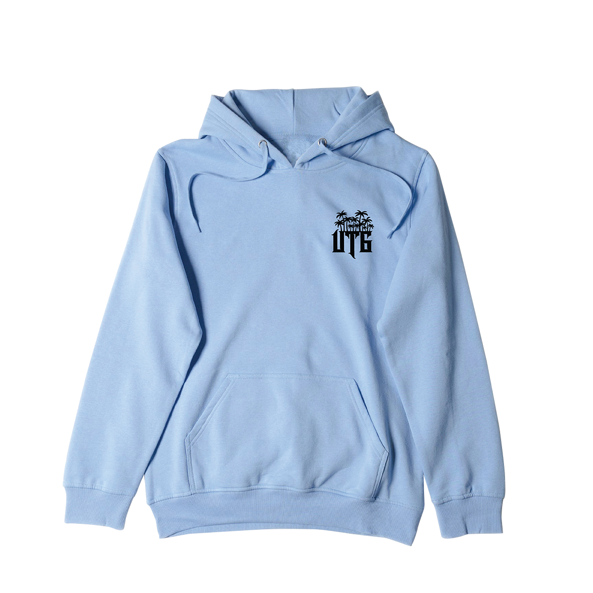 UTG Palm Trees Hoodie - Sky Blue